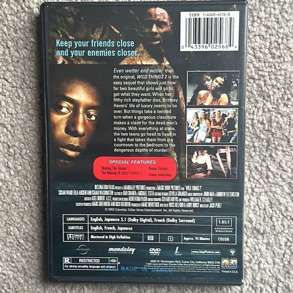 “Wild Things 2” DVD! - Picture 2 of 5
